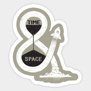 Time & Space Sticker